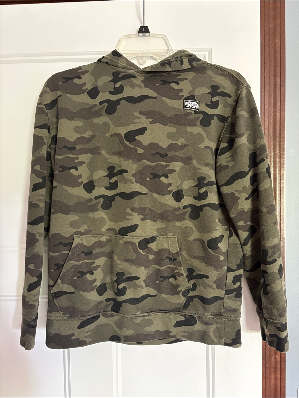 Boys Old Navy camo hoodie